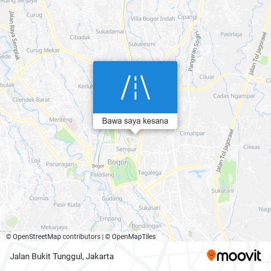 Peta Jalan Bukit Tunggul