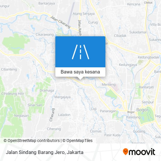 Peta Jalan Sindang Barang Jero