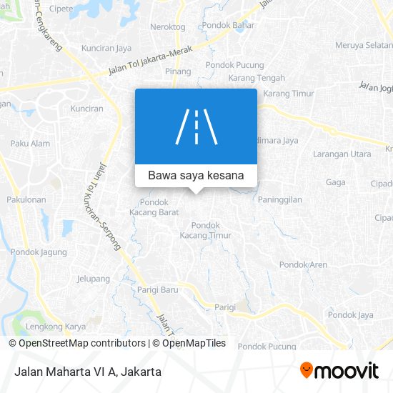 Peta Jalan Maharta VI A