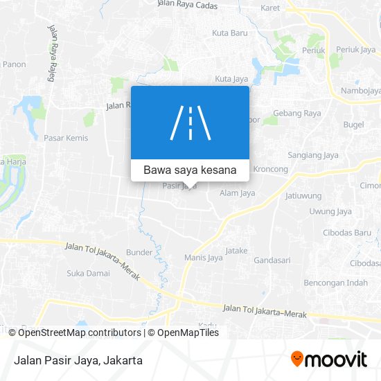 Peta Jalan Pasir Jaya