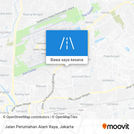 Peta Jalan Perumahan Alam Raya