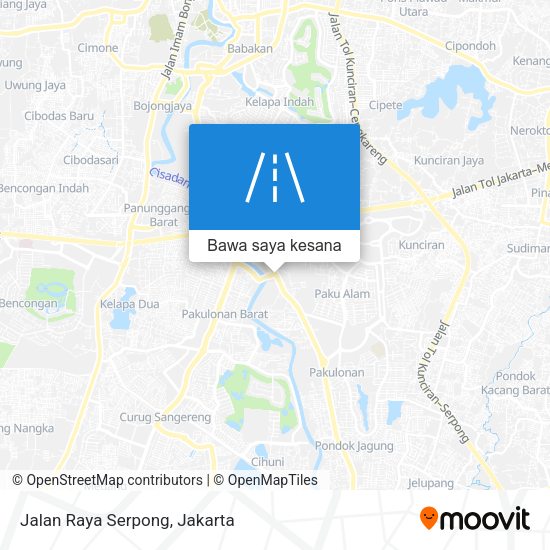 Peta Jalan Raya Serpong