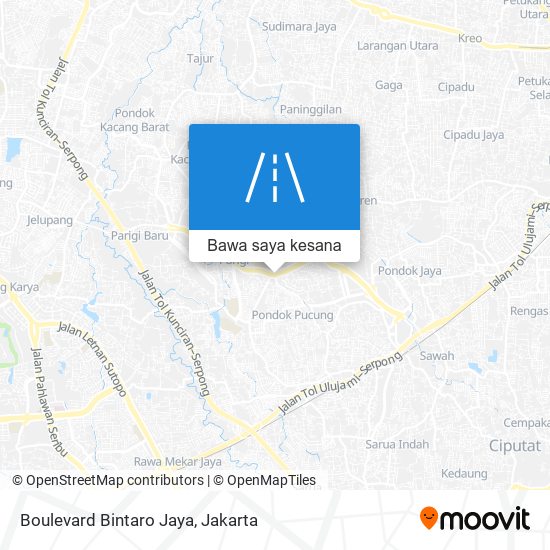 Peta Boulevard Bintaro Jaya
