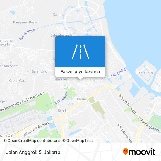 Peta Jalan Anggrek 5