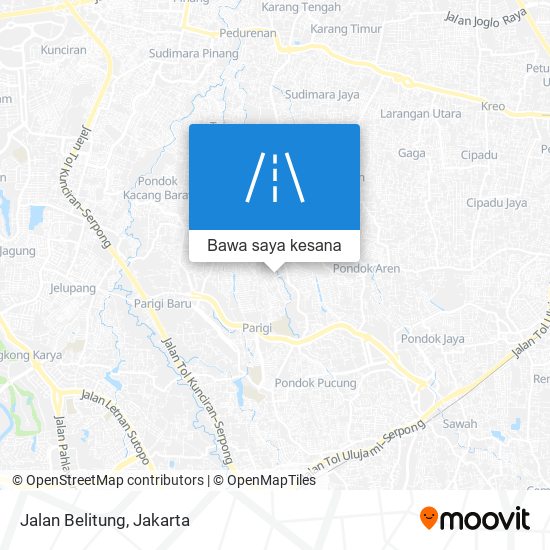 Peta Jalan Belitung