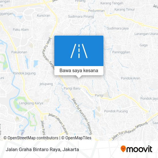 Peta Jalan Graha Bintaro Raya