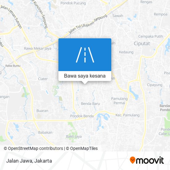 Peta Jalan Jawa