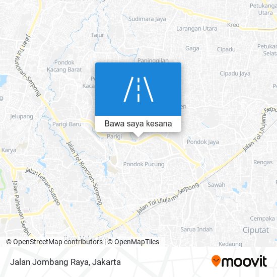 Peta Jalan Jombang Raya