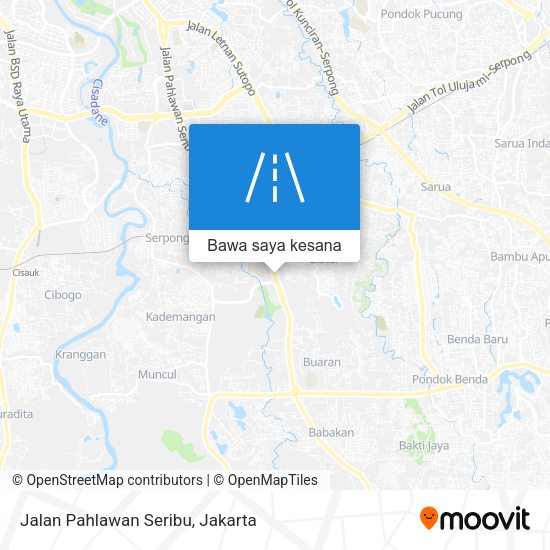 Peta Jalan Pahlawan Seribu