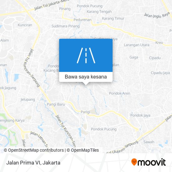 Peta Jalan Prima VI