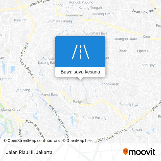Peta Jalan Riau III