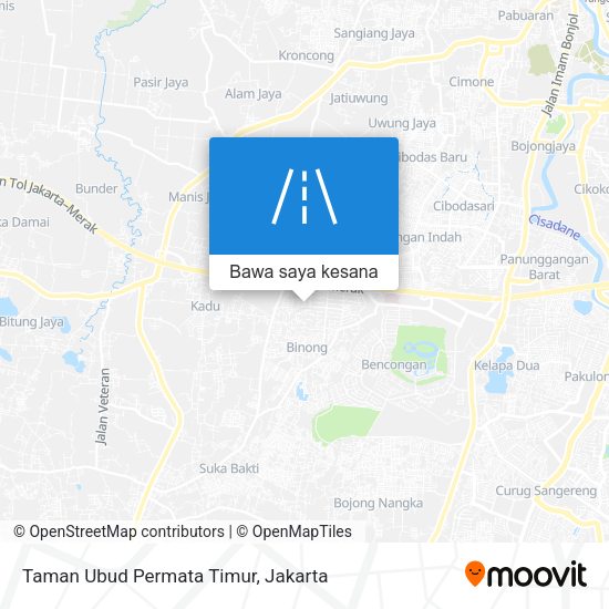 Peta Taman Ubud Permata Timur
