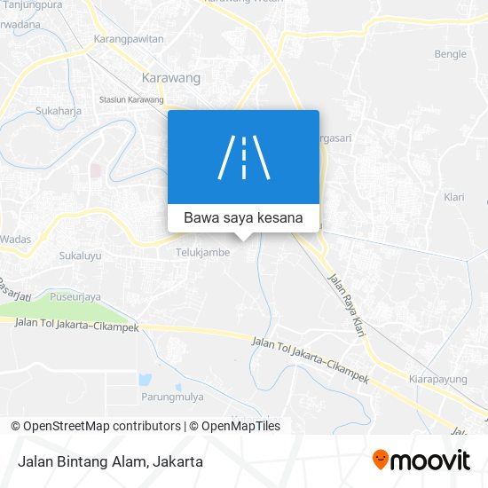 Peta Jalan Bintang Alam