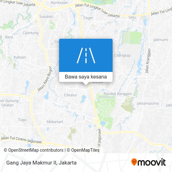 Peta Gang Jaya Makmur II