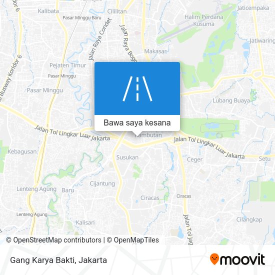 Peta Gang Karya Bakti