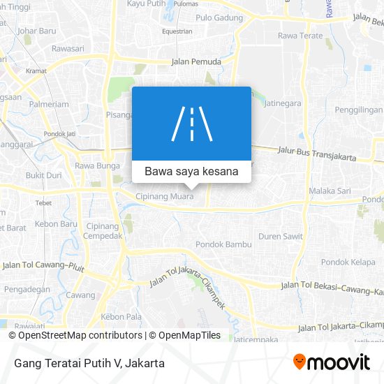 Peta Gang Teratai Putih V