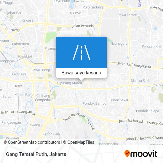 Peta Gang Teratai Putih