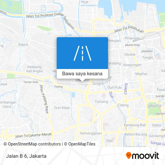 Peta Jalan B 6
