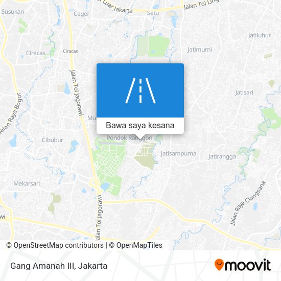 Peta Gang Amanah III