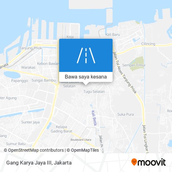 Peta Gang Karya Jaya III