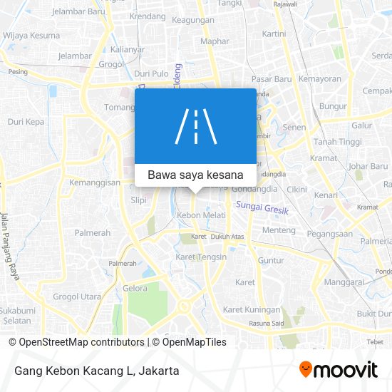 Peta Gang Kebon Kacang L