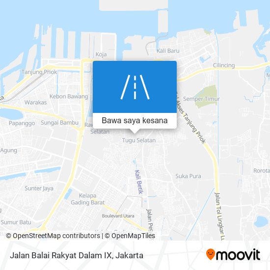 Peta Jalan Balai Rakyat Dalam IX