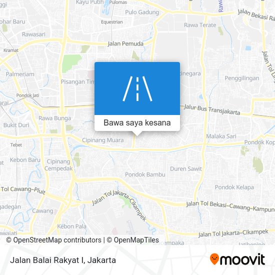 Peta Jalan Balai Rakyat I