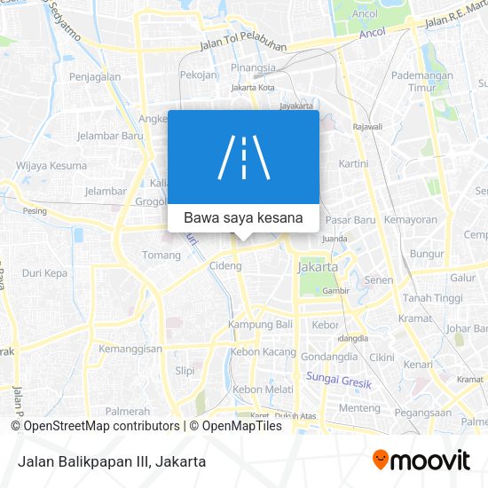 Peta Jalan Balikpapan III