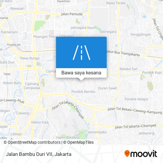 Peta Jalan Bambu Duri VII