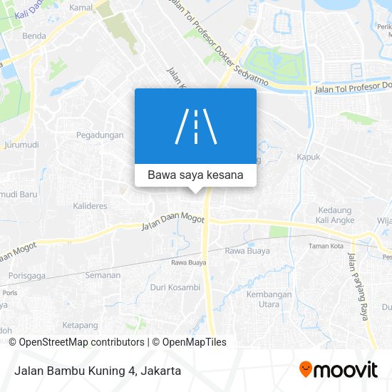 Peta Jalan Bambu Kuning 4
