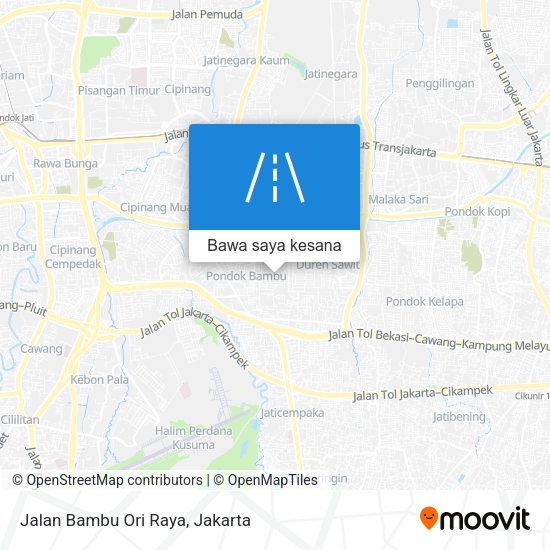 Peta Jalan Bambu Ori Raya