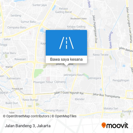 Peta Jalan Bandeng 3