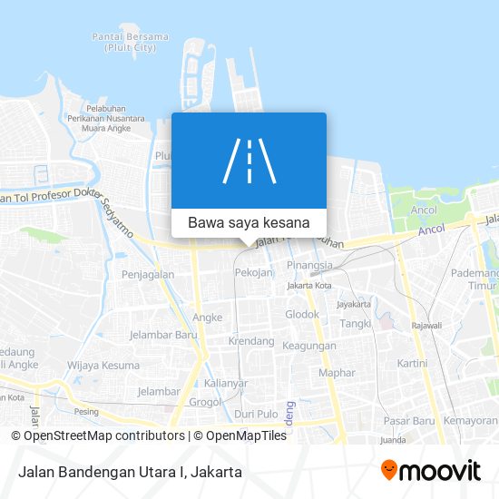 Peta Jalan Bandengan Utara I