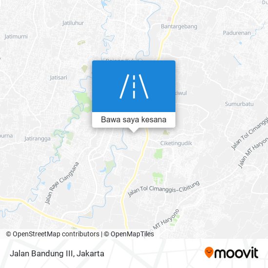 Peta Jalan Bandung III