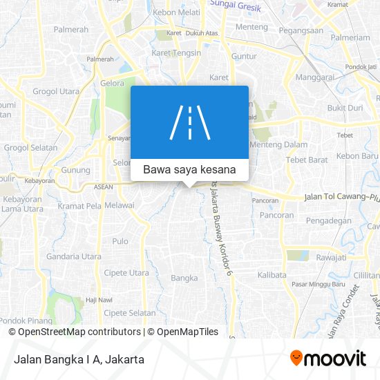 Peta Jalan Bangka I A