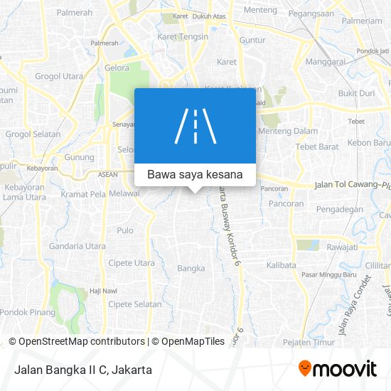 Peta Jalan Bangka II C