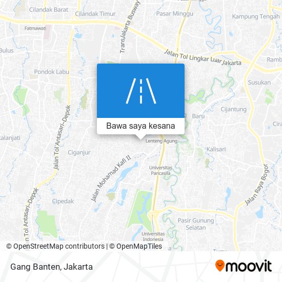 Peta Gang Banten