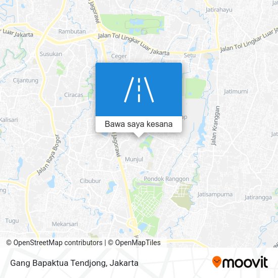 Peta Gang Bapaktua Tendjong