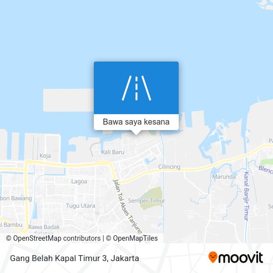 Peta Gang Belah Kapal Timur 3