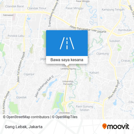 Peta Gang Lebak