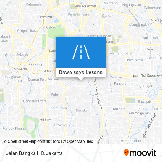 Peta Jalan Bangka II D