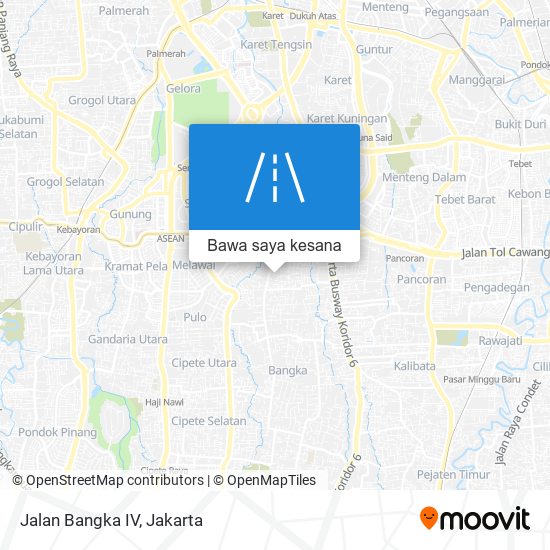 Peta Jalan Bangka IV