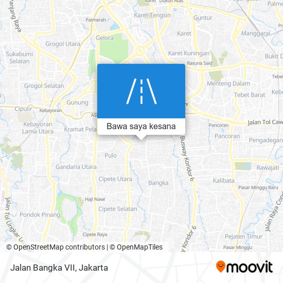 Peta Jalan Bangka VII