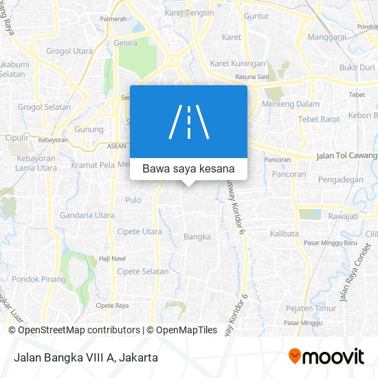 Peta Jalan Bangka VIII A