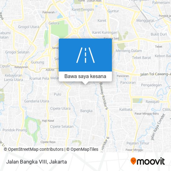 Peta Jalan Bangka VIII