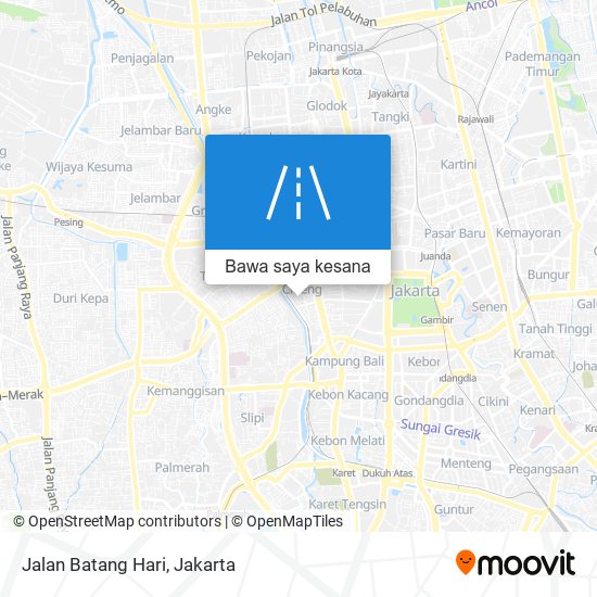 Peta Jalan Batang Hari