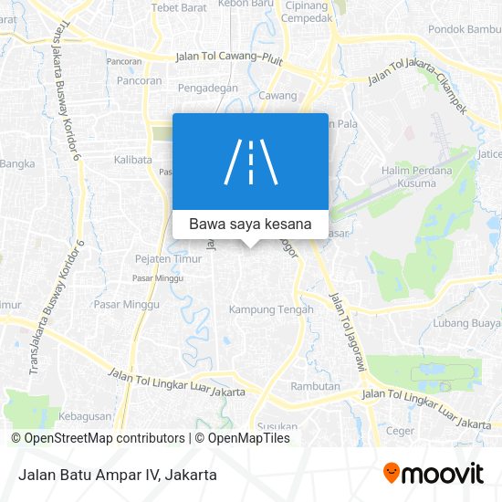 Peta Jalan Batu Ampar IV