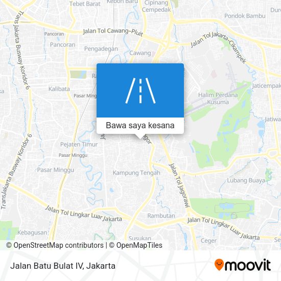 Peta Jalan Batu Bulat IV