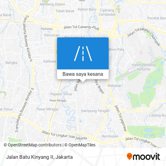 Peta Jalan Batu Kinyang II