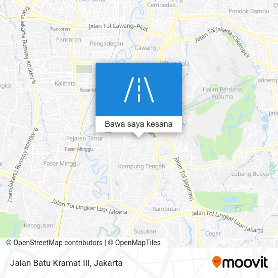 Peta Jalan Batu Kramat III